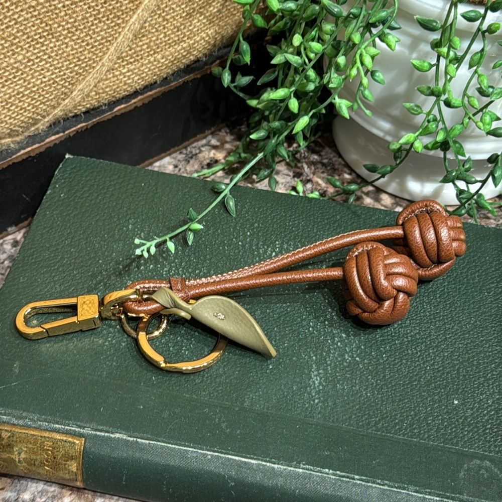 Fossil Brown Leather Key Holder